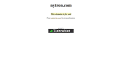 Desktop Screenshot of nytron.com